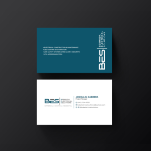 Business Card Design by Designers Hub for Bermuda Electrical Solutions  | Design: #23730694