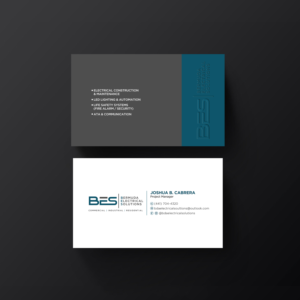 Business Card Design by Designers Hub for Bermuda Electrical Solutions  | Design: #23730781