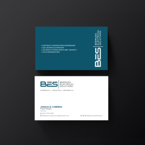 Business Card Design by Designers Hub for Bermuda Electrical Solutions  | Design: #23731113