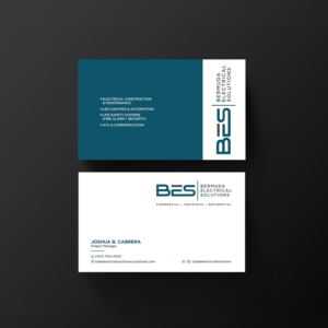 Business Card Design by Designers Hub for Bermuda Electrical Solutions  | Design: #23731202