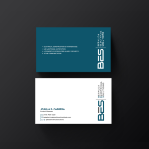 Business Card Design by Designers Hub for Bermuda Electrical Solutions  | Design: #23731413