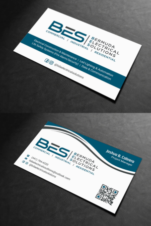 Business Card Design by INDIAN_Ashok for Bermuda Electrical Solutions  | Design: #23727092
