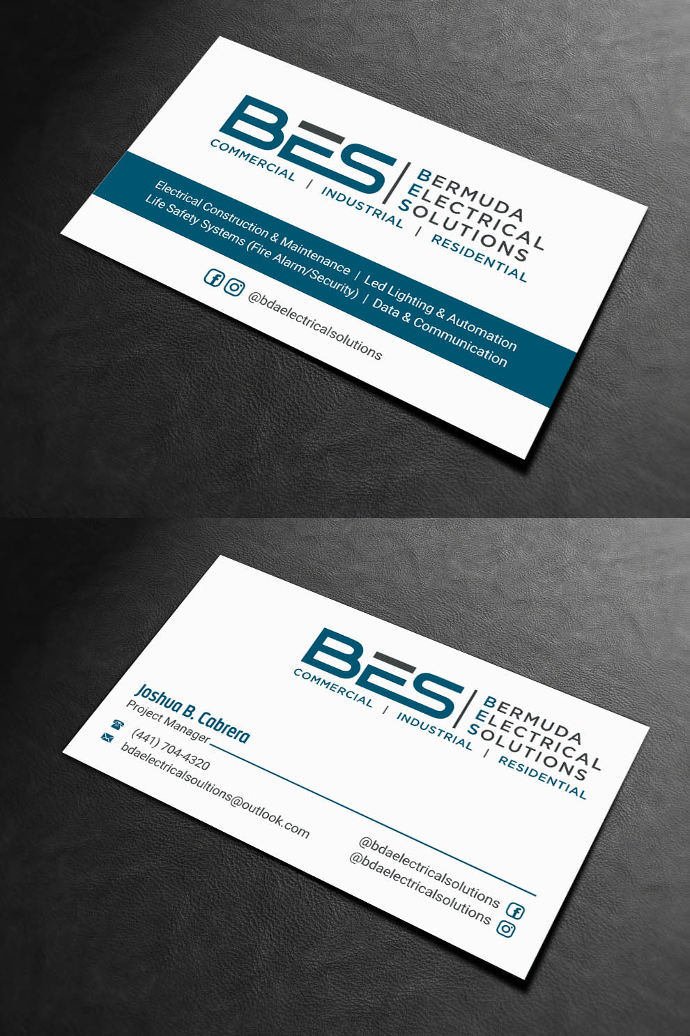 Business Card Design by INDIAN_Ashok for Bermuda Electrical Solutions  | Design #23727093