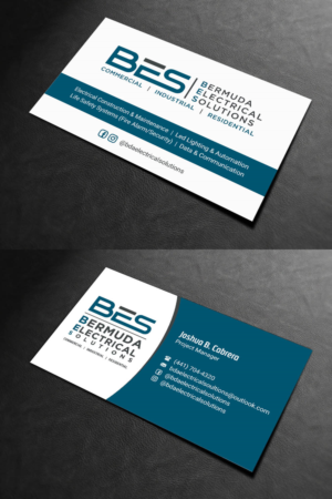 Business Card Design by INDIAN_Ashok for Bermuda Electrical Solutions  | Design: #23727095