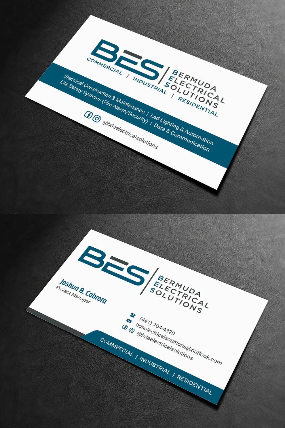 Business Card Design by INDIAN_Ashok for Bermuda Electrical Solutions  | Design #23727096