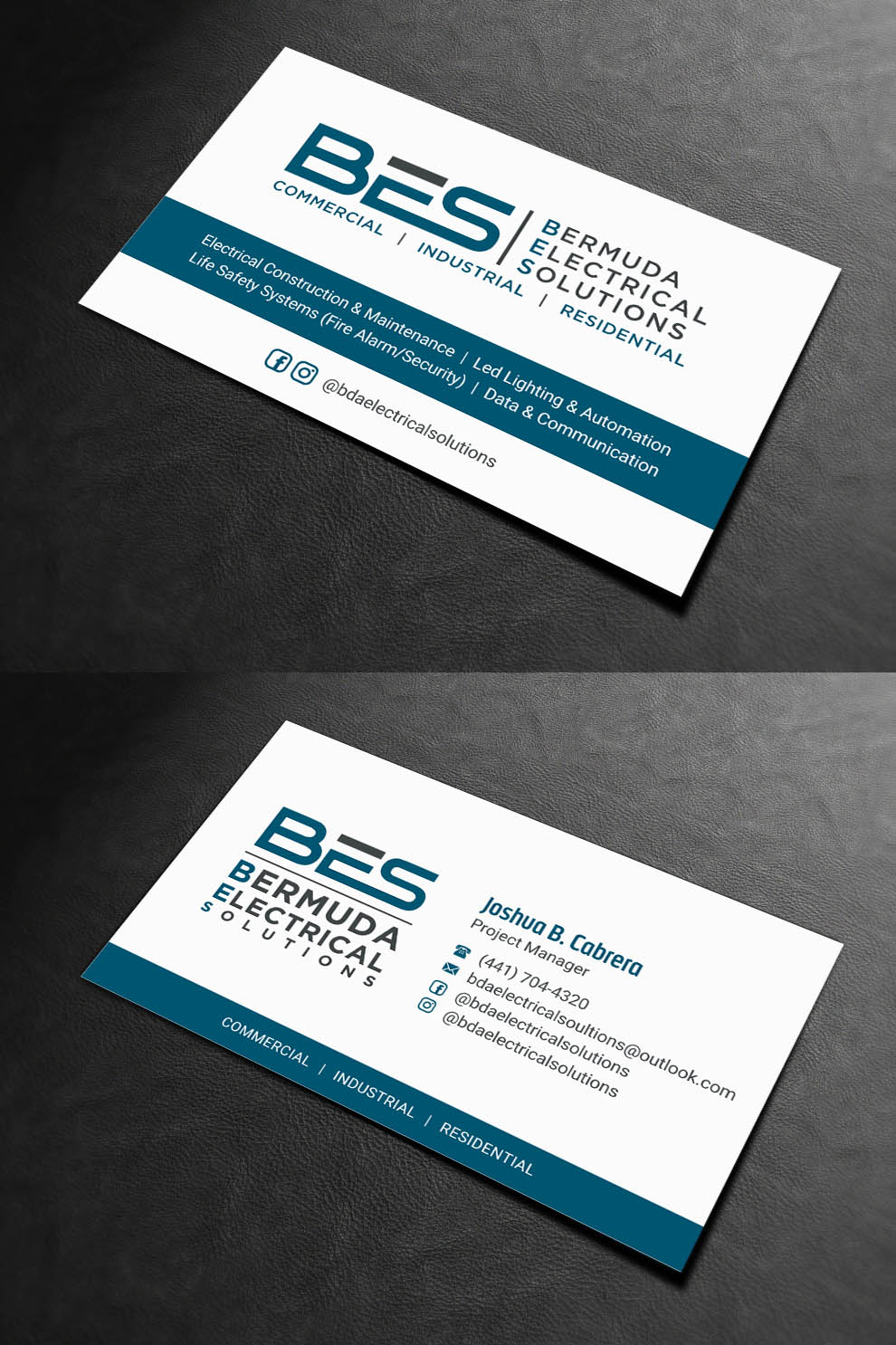 Visitenkarten-Design von INDIAN_Ashok für Bermuda Electrical Solutions  | Design #23727101