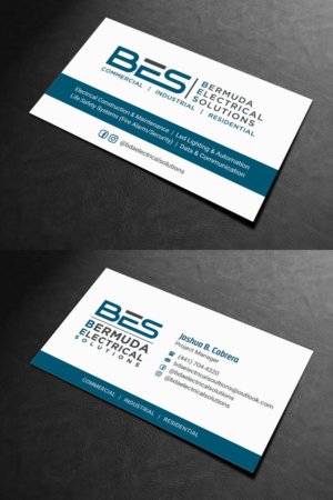 Business Card Design by INDIAN_Ashok for Bermuda Electrical Solutions  | Design: #23727101