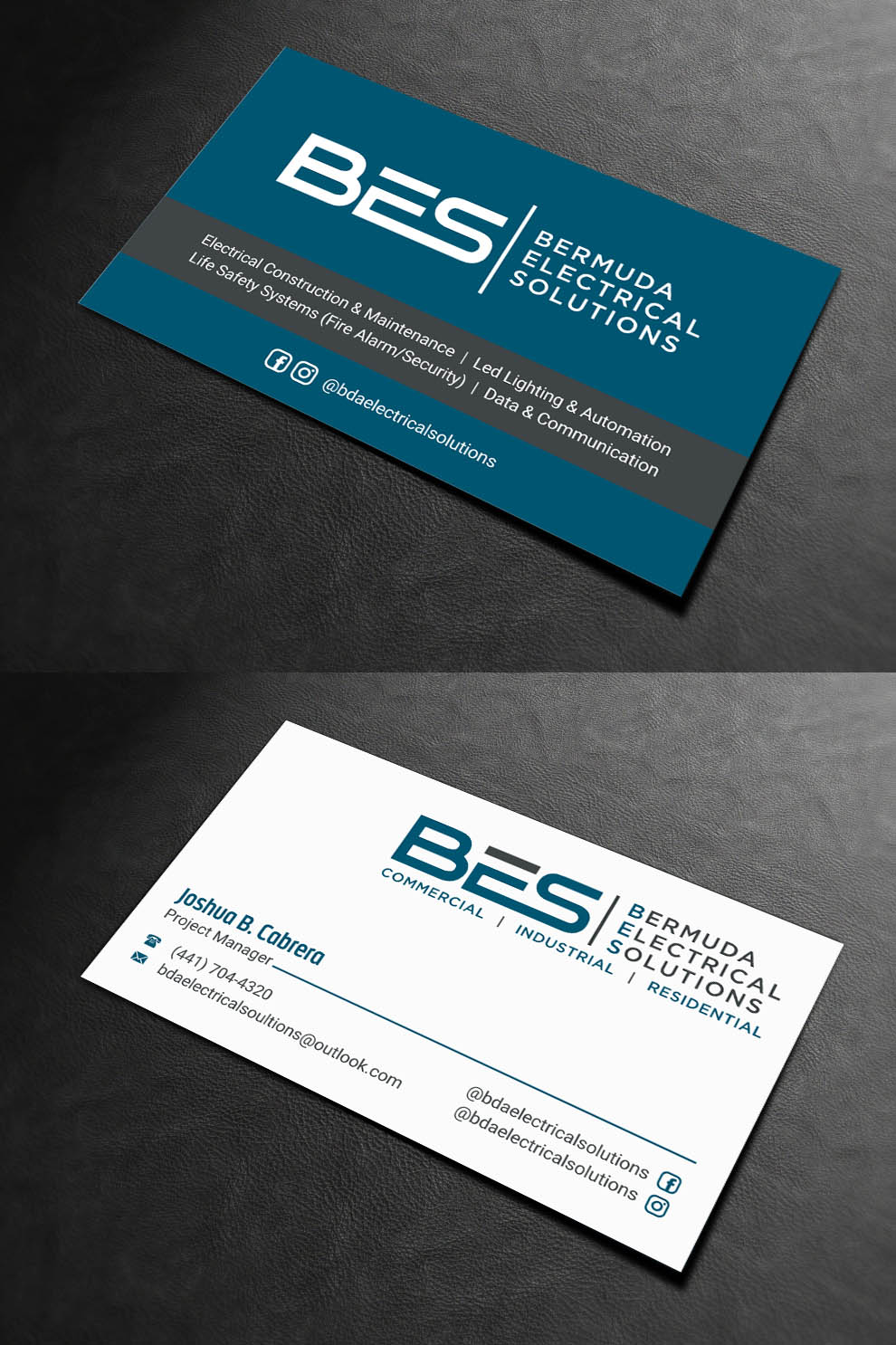 Business Card Design by INDIAN_Ashok for Bermuda Electrical Solutions  | Design #23727105