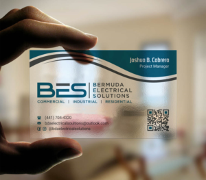 Business Card Design by INDIAN_Ashok for Bermuda Electrical Solutions  | Design: #23727106