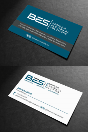 Business Card Design by INDIAN_Ashok for Bermuda Electrical Solutions  | Design: #23727108