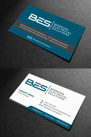 Business Card Design by INDIAN_Ashok for Bermuda Electrical Solutions  | Design: #23727109