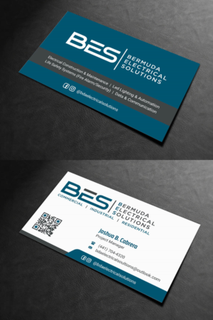 Business Card Design by INDIAN_Ashok for Bermuda Electrical Solutions  | Design: #23727113