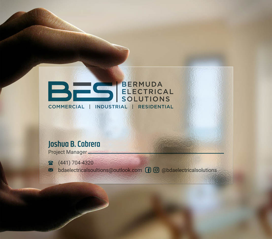 Business Card Design by INDIAN_Ashok for Bermuda Electrical Solutions  | Design #23727115