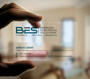 Business Card Design by INDIAN_Ashok for Bermuda Electrical Solutions  | Design: #23727115