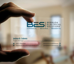 Business Card Design by INDIAN_Ashok for Bermuda Electrical Solutions  | Design: #23727116