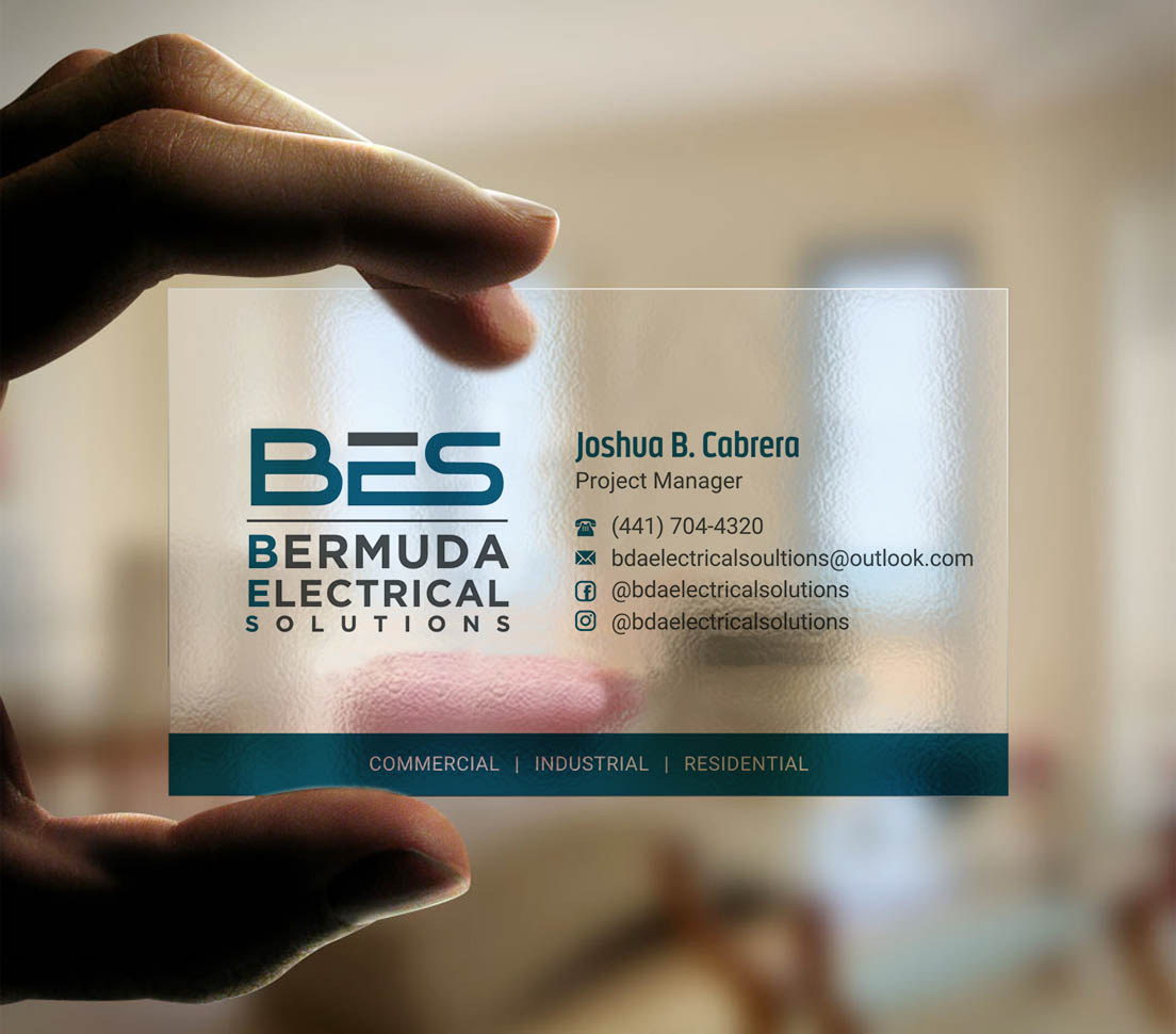 Business Card Design by INDIAN_Ashok for Bermuda Electrical Solutions  | Design #23727119