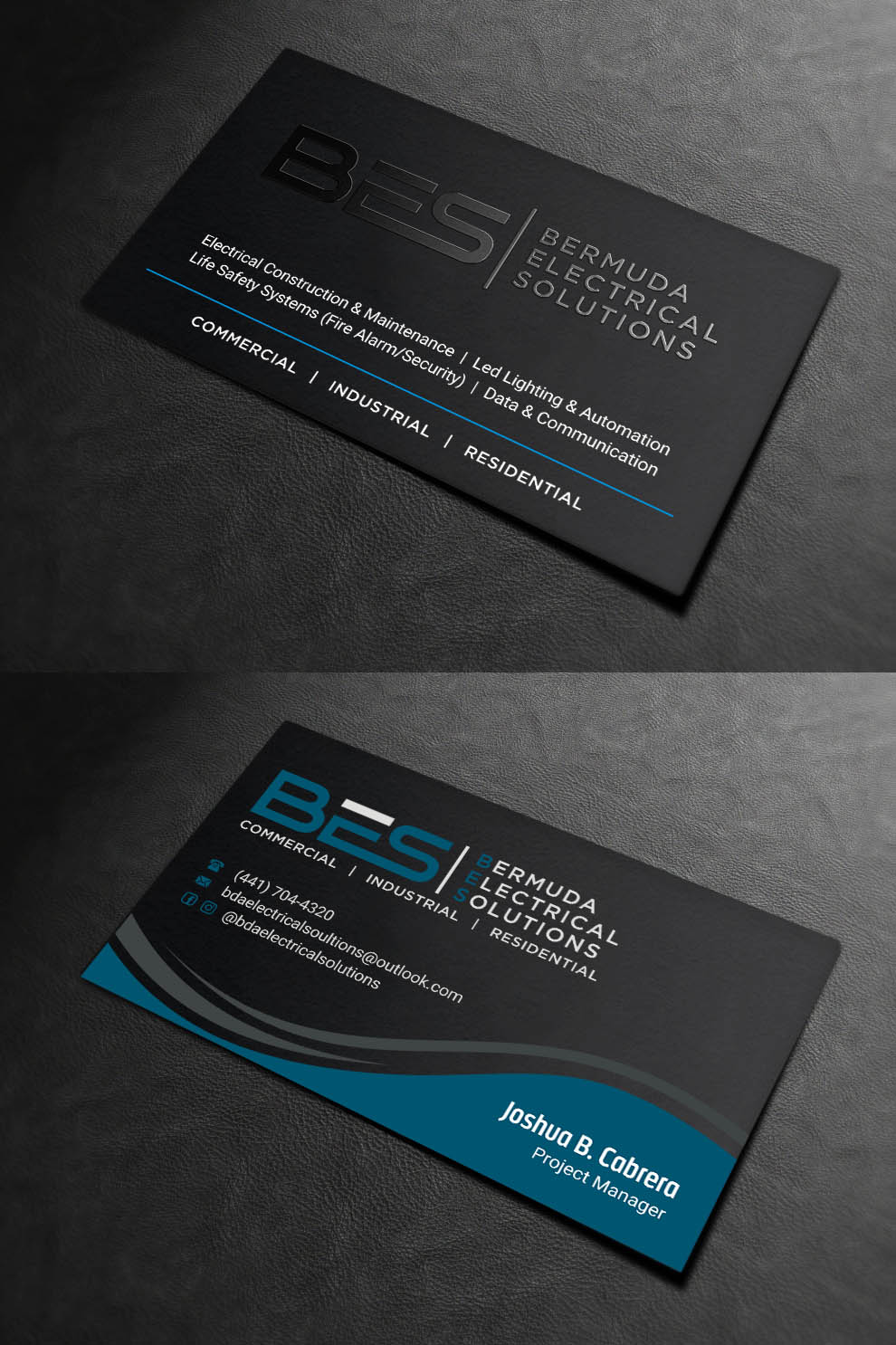 Business Card Design by INDIAN_Ashok for Bermuda Electrical Solutions  | Design #23727122