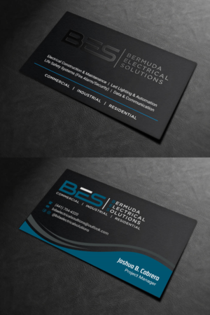 Business Card Design by INDIAN_Ashok for Bermuda Electrical Solutions  | Design: #23727122