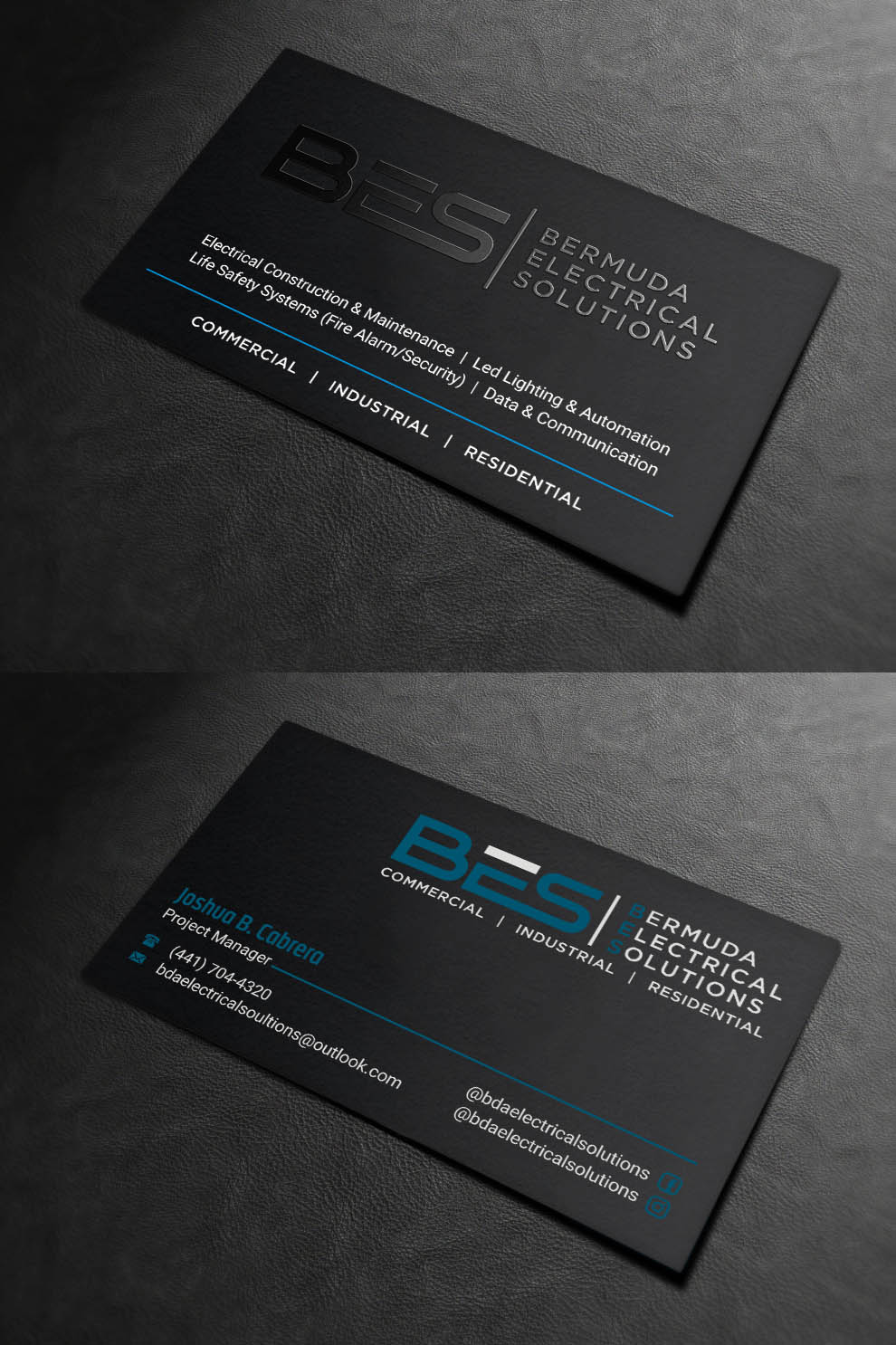 Business Card Design by INDIAN_Ashok for Bermuda Electrical Solutions  | Design #23727123