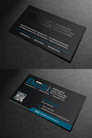 Business Card Design by INDIAN_Ashok for Bermuda Electrical Solutions  | Design: #23727124