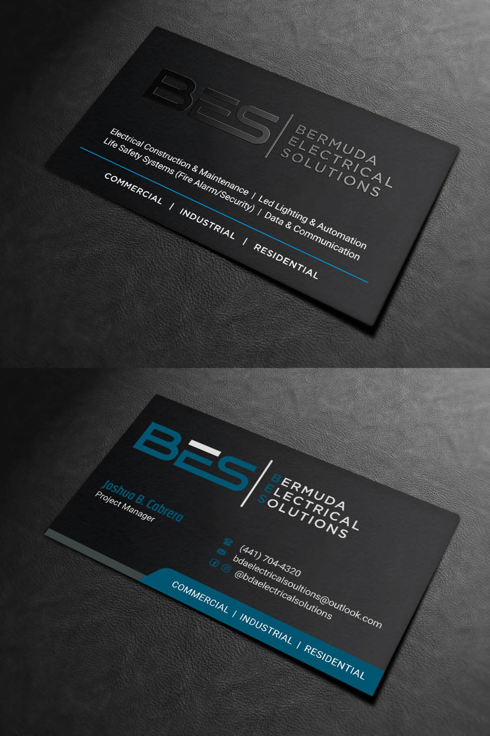 Business Card Design by INDIAN_Ashok for Bermuda Electrical Solutions  | Design #23727125