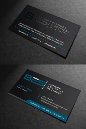 Business Card Design by INDIAN_Ashok for Bermuda Electrical Solutions  | Design: #23727125
