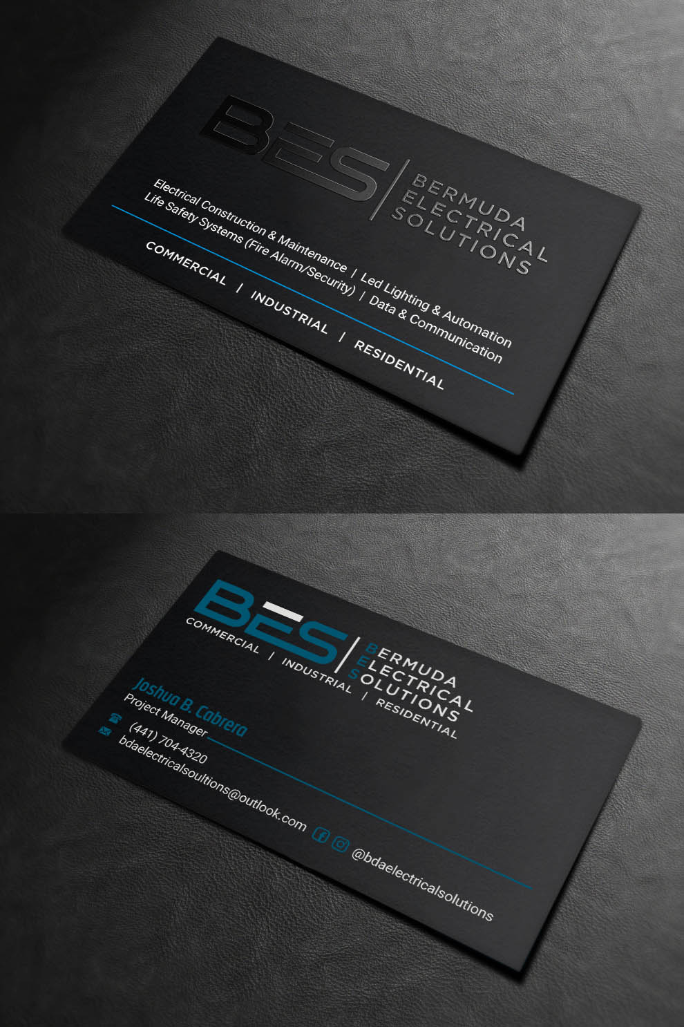 Business Card Design by INDIAN_Ashok for Bermuda Electrical Solutions  | Design #23727127