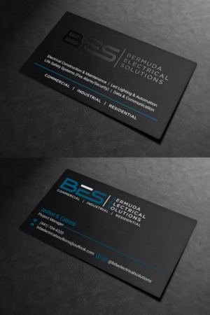 Business Card Design by INDIAN_Ashok for Bermuda Electrical Solutions  | Design: #23727127