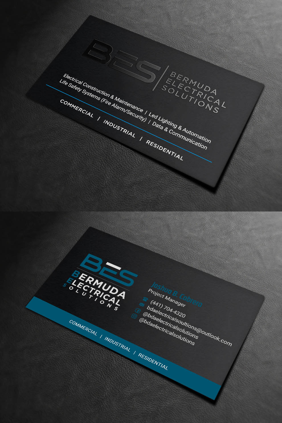 Business Card Design by INDIAN_Ashok for Bermuda Electrical Solutions  | Design #23727128