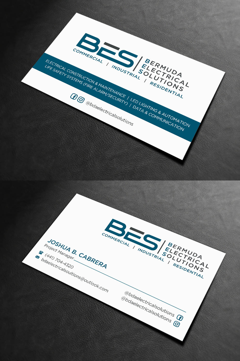 Business Card Design by INDIAN_Ashok for Bermuda Electrical Solutions  | Design #23756442