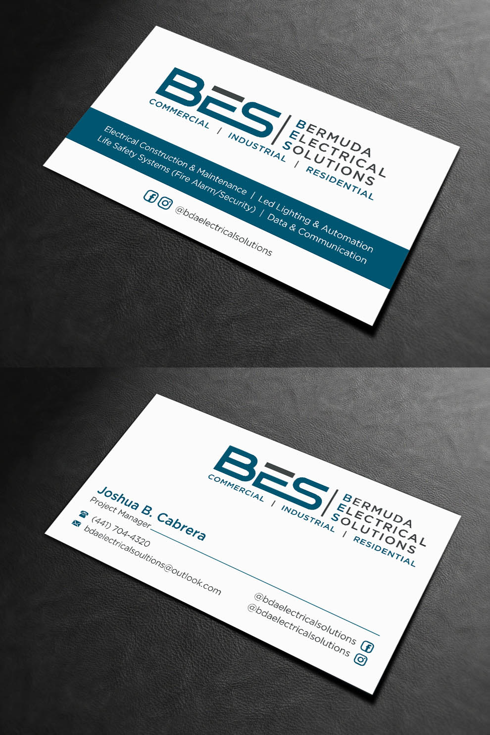 Business Card Design by INDIAN_Ashok for Bermuda Electrical Solutions  | Design #23756443
