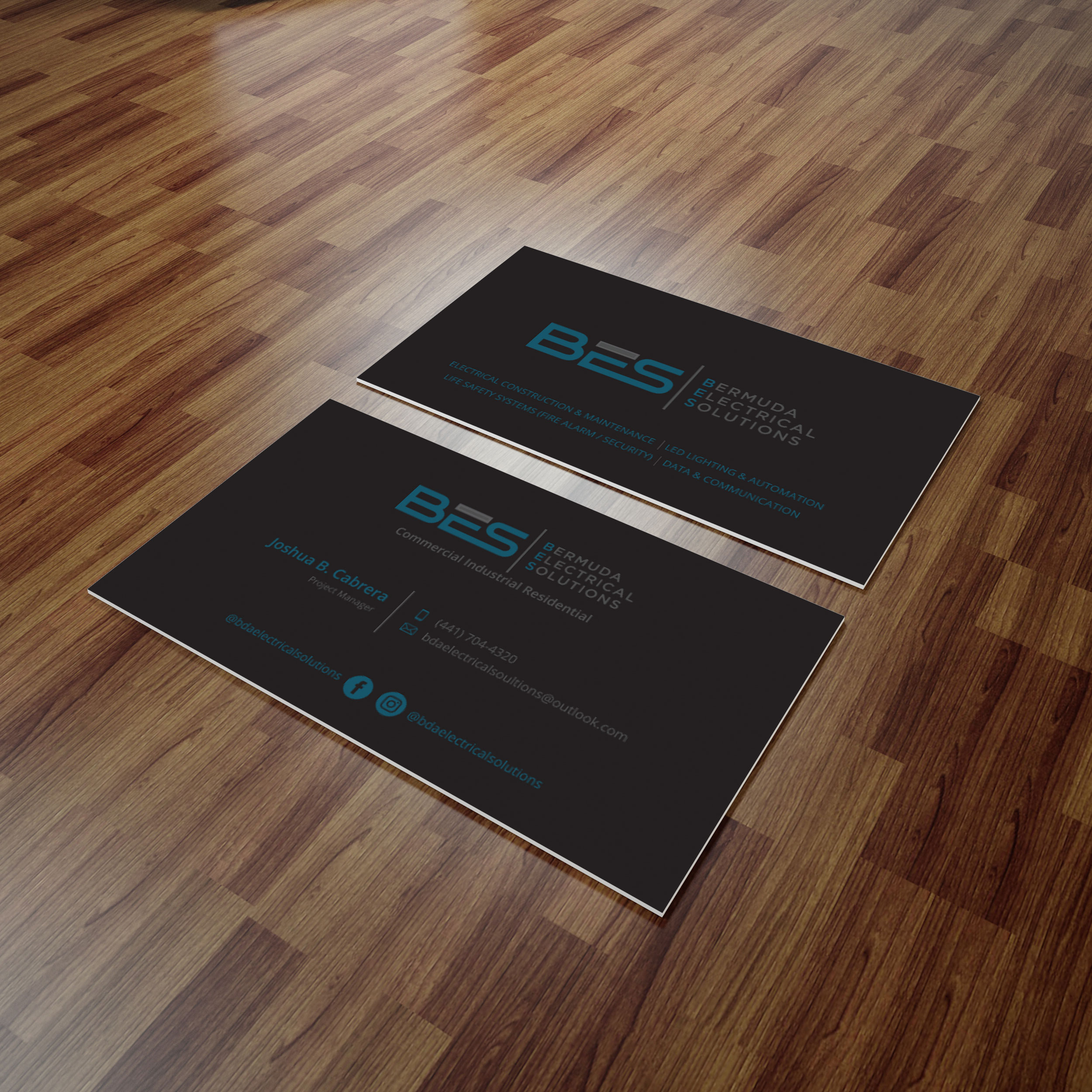 Business Card Design by Nafeesarts for Bermuda Electrical Solutions  | Design #23729602