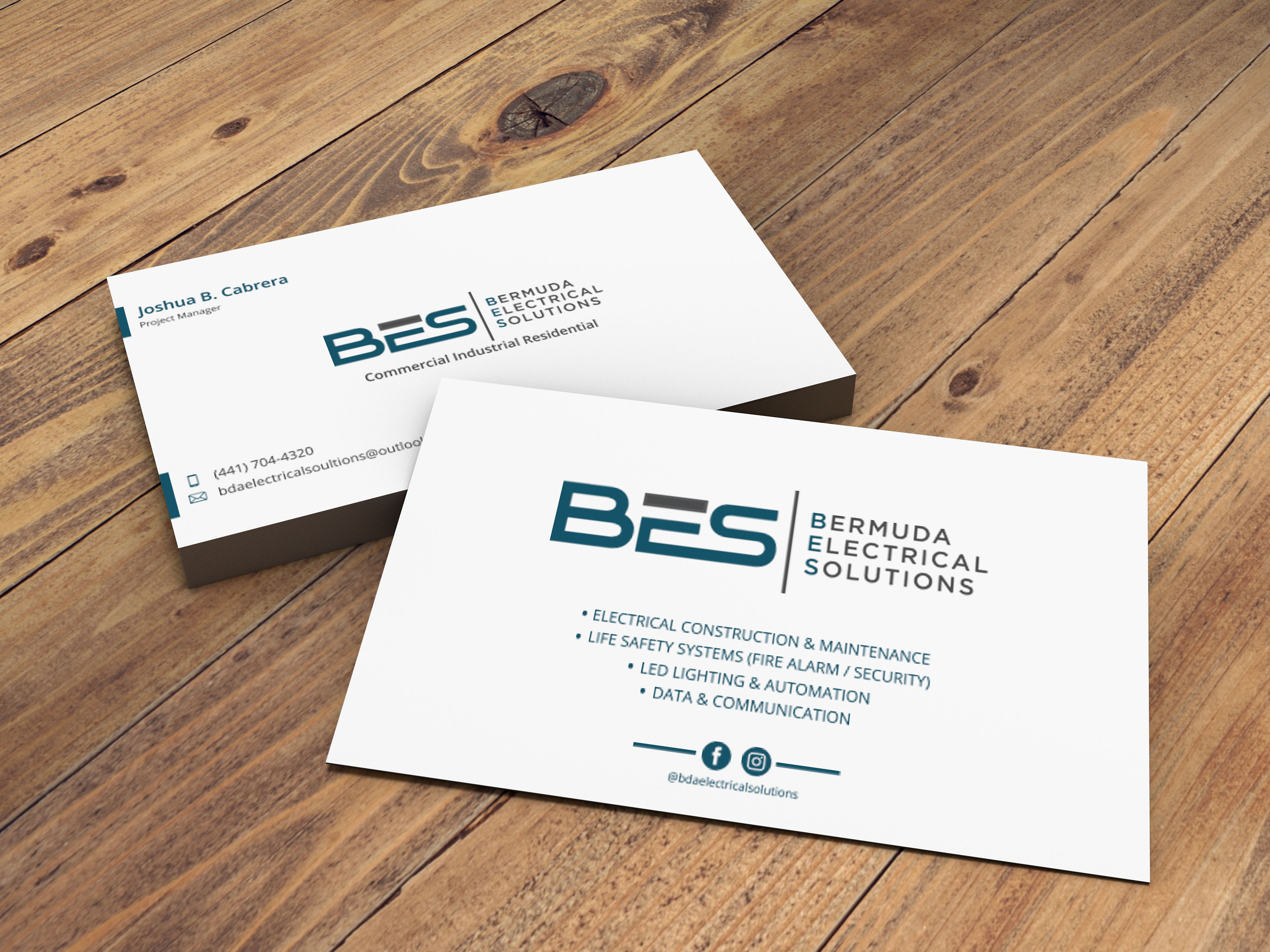 Business Card Design by Nafeesarts for Bermuda Electrical Solutions  | Design #23730071