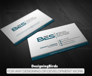 Visitenkarten-Design von Designing Birds für Bermuda Electrical Solutions  | Design #23729779