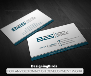 Business Card Design by Designing Birds for Bermuda Electrical Solutions  | Design: #23729807