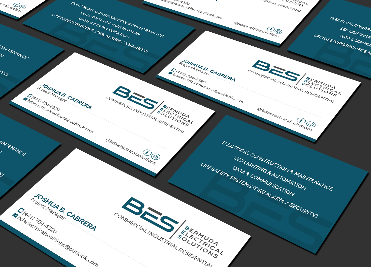 Visitenkarten-Design von Creations Box 2015 für Bermuda Electrical Solutions  | Design: #23730470