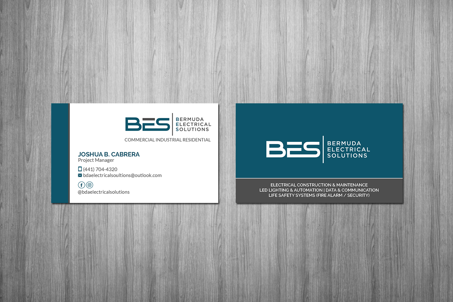 Business Card Design by Creations Box 2015 for Bermuda Electrical Solutions  | Design #23732813