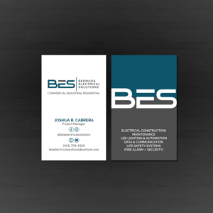 Business Card Design by Creations Box 2015 for Bermuda Electrical Solutions  | Design: #23732823