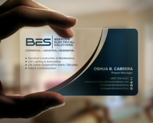 Business Card Design by chandrayaan.creative for Bermuda Electrical Solutions  | Design: #23735461