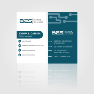 Visitenkarten-Design von Rakhi Damniya für Bermuda Electrical Solutions  | Design: #23726976