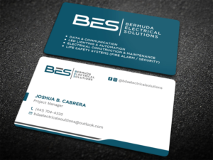 Business Card Design by Tripti Ranjan Gain for Bermuda Electrical Solutions  | Design: #23727984
