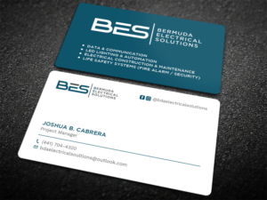 Business Card Design by Tripti Ranjan Gain for Bermuda Electrical Solutions  | Design: #23727986