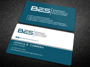 Business Card Design by Tripti Ranjan Gain for Bermuda Electrical Solutions  | Design: #23727987