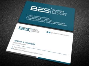Business Card Design by Tripti Ranjan Gain for Bermuda Electrical Solutions  | Design: #23727988