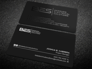 Business Card Design by Tripti Ranjan Gain for Bermuda Electrical Solutions  | Design: #23736592