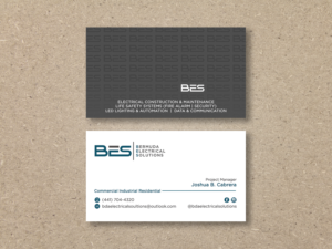 Business Card Design by Moumita_ for Bermuda Electrical Solutions  | Design: #23734166