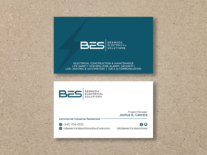 Business Card Design by Moumita_ for Bermuda Electrical Solutions  | Design: #23734172