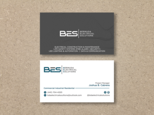 Business Card Design by Moumita_ for Bermuda Electrical Solutions  | Design: #23734176