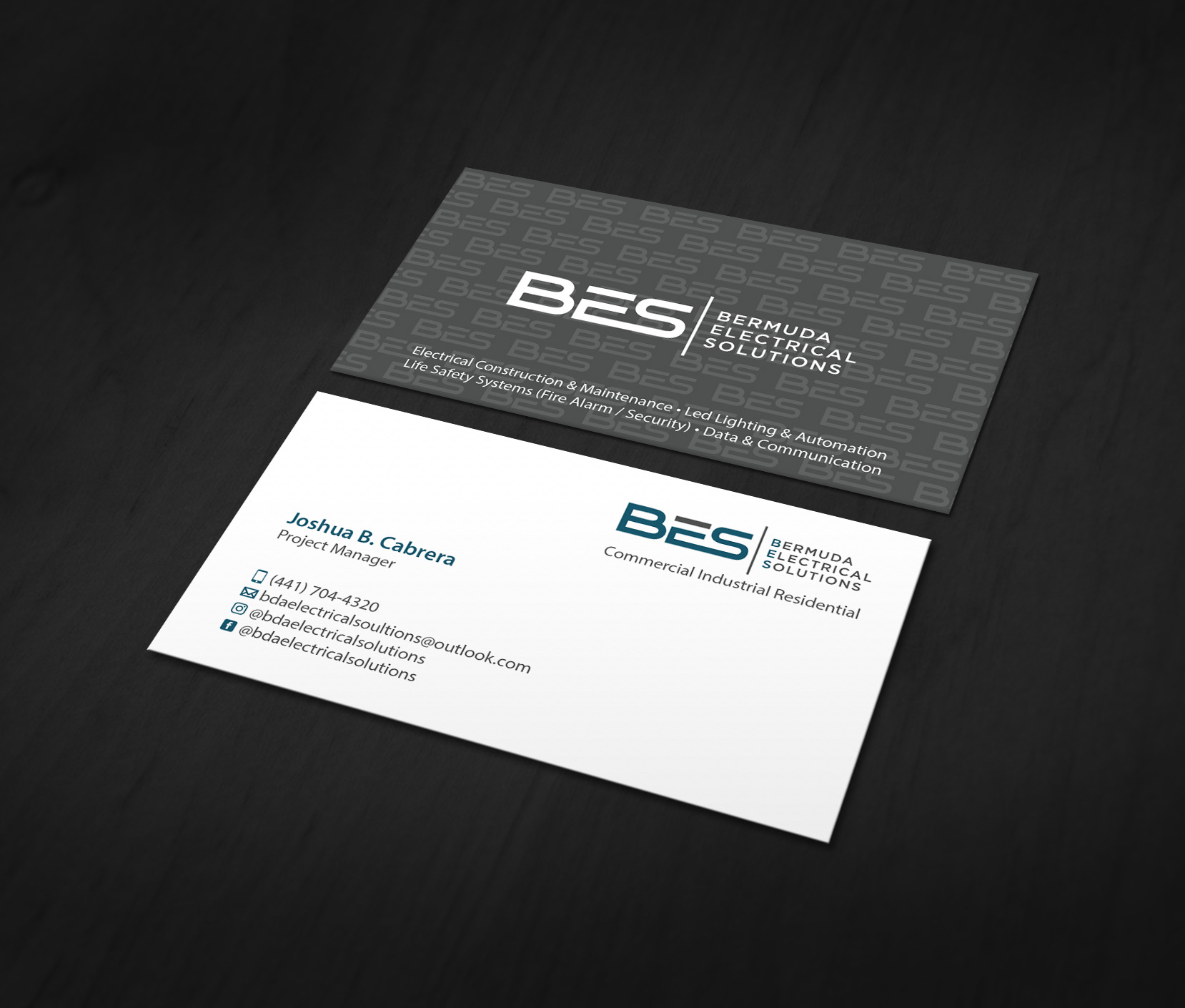 Business Card Design by MDesign for Bermuda Electrical Solutions  | Design #23726640