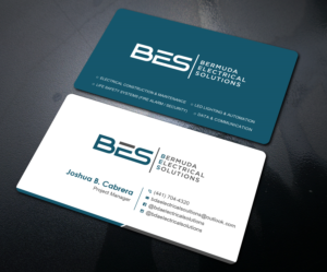 Business Card Design by Uttom 2 for Bermuda Electrical Solutions  | Design: #23731911